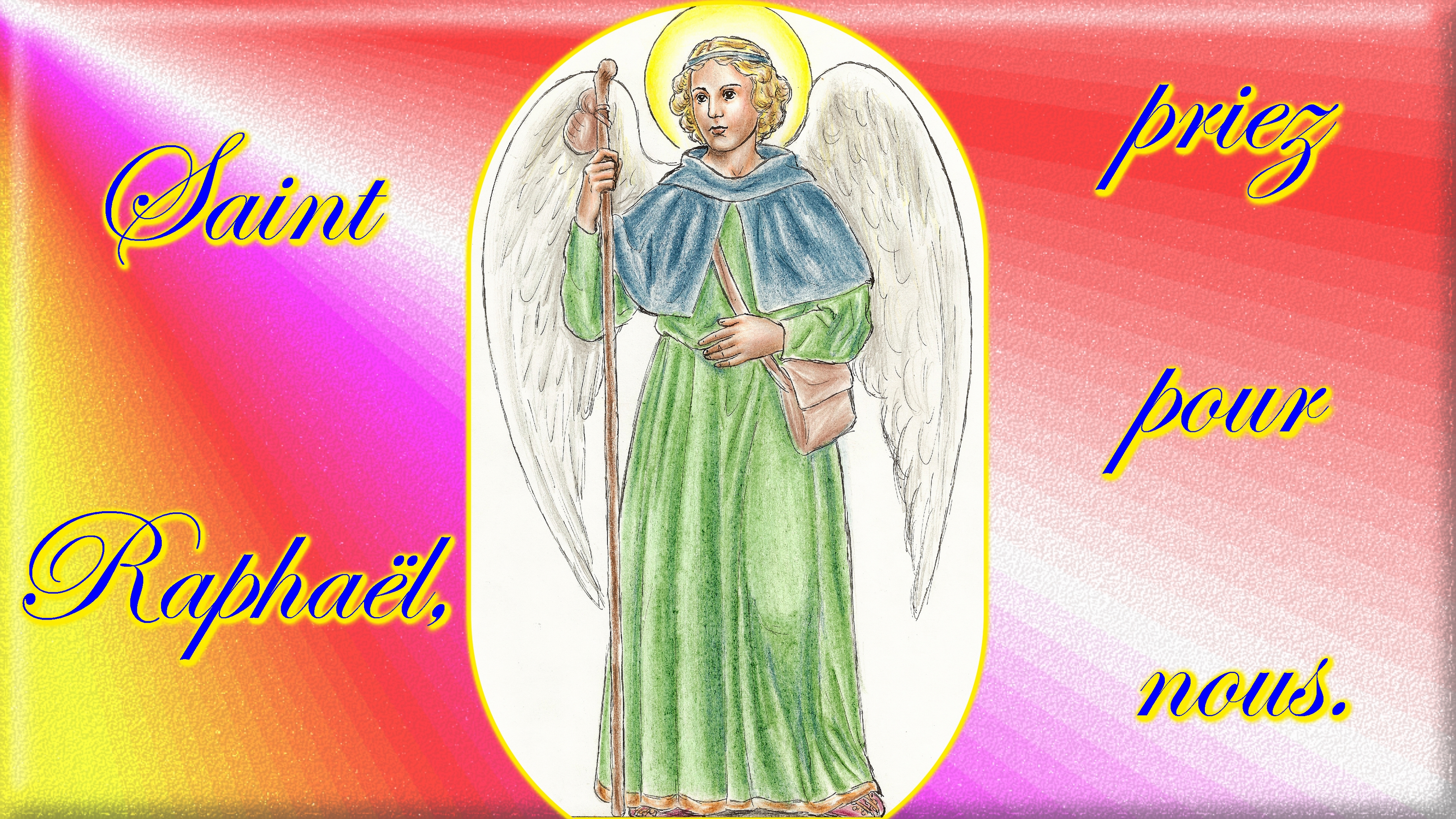 CALENDRIER CATHOLIQUE 2019 (Cantiques, Prières & Images) - Page 13 St-rapha-l-56b1976